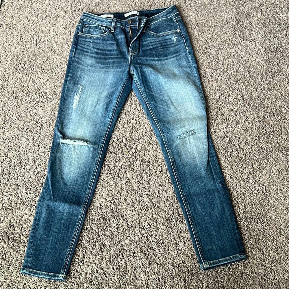 Vigoss Jeans, 28, distressed wash